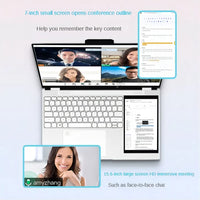 15.6 Inch  Dual Screen Ultra Slim Laptops Brand New Notebook N100 32Gb Ram 2Tb SSD Business Laptop