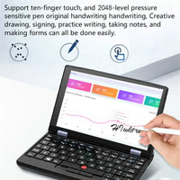 High Quality 7 Inch Pocket Touch Screen Laptop Intel Celeron N4000 Win 10 Student Laptops Computer Touchscreen Business Notebook