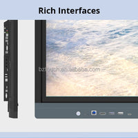 4K Ultra HD Led Backlit Portable 55 65 75 85 Inch Teaching Smart Whiteboard Electronic Whiteboard Panel