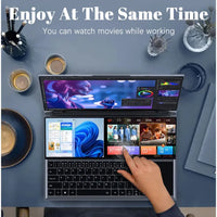 Brand New Intel Xeon W-10855M Laptops PC Notebook Dual Screen 16.1"+14" 64GB+4TB SSD Gaming Laptops Business Laptop Computer