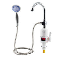 ATWFS Electric Fast Instant Water Heater Tap Bathroom Heaters Instant Hot Water Shower Faucet Heating With Temperature Display