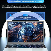 High Configuration 14.1 Inch Colorful Notebook N3050 6GB 8GB Ram 256G 512G Ssd 4000mah 2.6ghz Business Laptops Computer