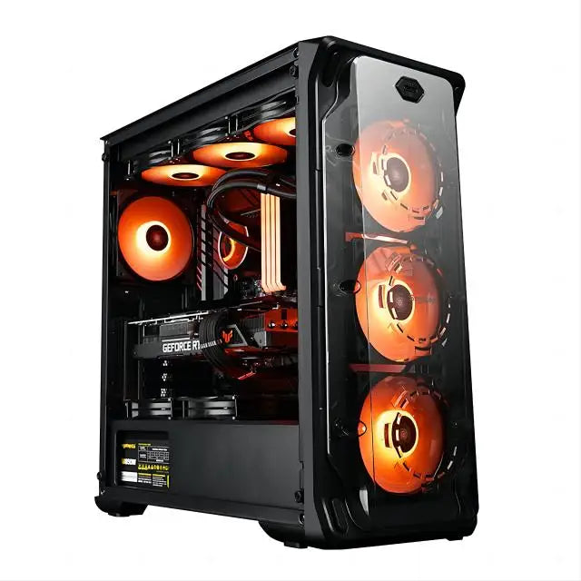 Aotesier Hot selling gamer desktop computer build in Win10 16GB Ram SSD 1TB hdd GTX 1050Ti Core E5-2650 processor new gaming pc
