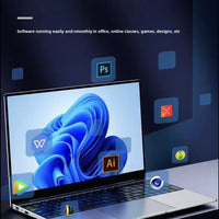 High Configuration 14.1 Inch Colorful Notebook N3050 6GB 8GB Ram 256G 512G Ssd 4000mah 2.6ghz Business Laptops Computer