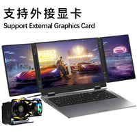 16 + 10.5 + 10.5 Inch Three Screen I7 12th Gen Business Office Laptop Computer