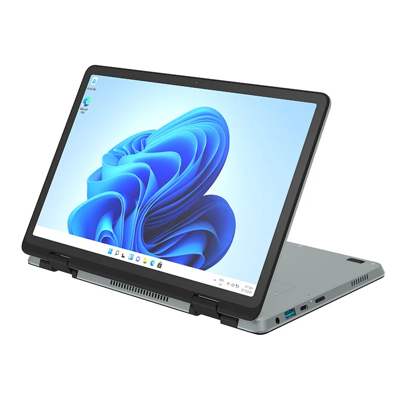 Wholesale Brand New 11inch YOGA Touch Screen Win11 Intel N100 Quad Core DDR4 16B RAM 1TB SSD Portable Mini Cheap Business Laptop