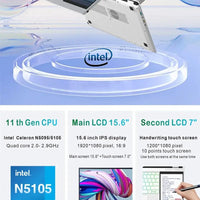 Wholesale 15.6 Inch Laptop Intel Celeron N100 Student Laptops Computer Cheap Touch Screen Notebook Computer for Business Office