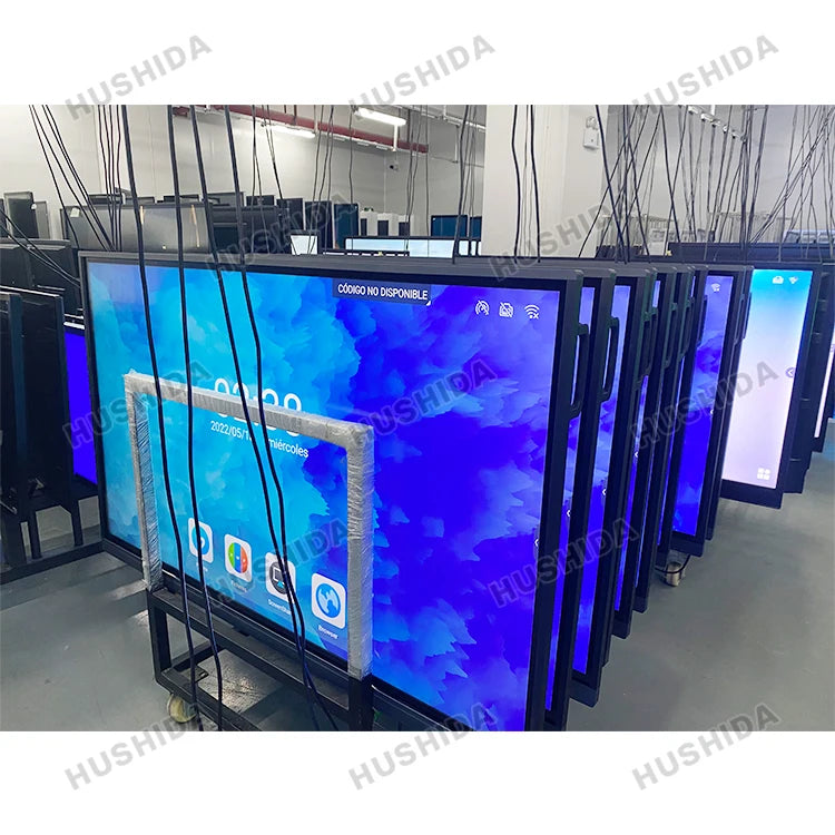 4K Ultra HD Led Backlit Portable 55 65 75 85 Inch Teaching Smart Whiteboard Electronic Whiteboard Panel