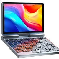 8 Inch Touch Screen Mini Notebook N100  DDR5 12GB RAM Metal Silver Laptop