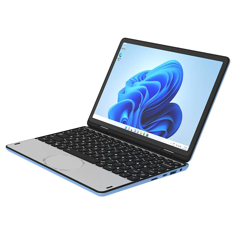 New Design 11inch 360 Degrees Rotatable IPS Touch Screen Laptop Touch PC Intel N100 Quad Core DDR4 16B RAM 1TB SSD Yoga Laptops