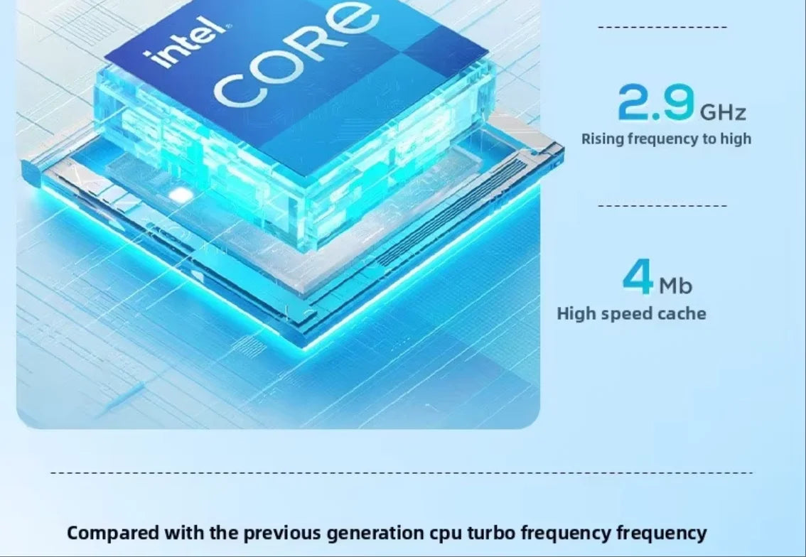 High Configuration 14 Inch Win 10 Laptops N5095 2.90Ghz 6gb Ram 128G 256G 512G Ssd Notbook Pc Portable Laptop Gaming Computer
