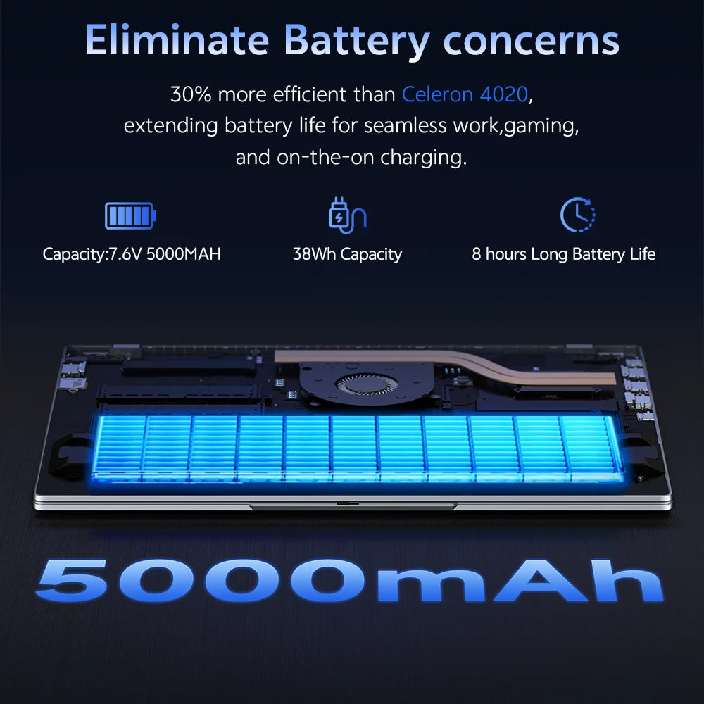 Cheapest Factory Wholesale 15.6" Laptop Computer 16GB+512GB Intel Pentium Gold 6500Y US Warehouse Portable Laptops Brand New