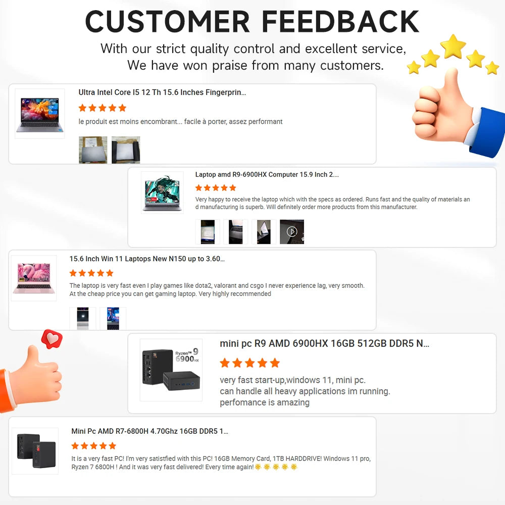 US Warehouse 15.6" Laptop Computer Ordinateur 8GB+256GB Intel Pentium Gold 6500Y  Wholesale Laptop Portable Laptops Brand New