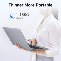 14" Laptop Computer 8GB RAM 256GB SSD Intel J3710 FHD IPS Display Fingerprint Wi-Fi 5 Windows 11 Laptop Business