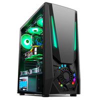 Aotesier Hot selling gamer desktop computer build in Win10 16GB Ram SSD 1TB hdd GTX 1050Ti Core E5-2650 processor new gaming pc