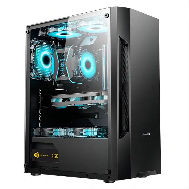 Aotesier Hot selling gamer desktop computer build in Win10 16GB Ram SSD 1TB hdd GTX 1050Ti Core E5-2650 processor new gaming pc