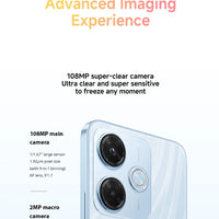 Global Version Xiaomi Redmi 13X Smartphone MTK Helio G91 Ultra 108MP super clear camera 6.79" FHD+ display 33W fast charging