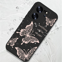 Butterfly Lanyard Case For Xiaomi Redmi Note 13 12 11 10 14 Pro+ 4G 5G 11s 13T 12T 11T Poco F6 X6 X5 Pro Mi 11 Lite 5G NE Cover