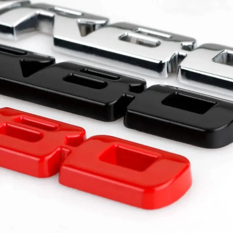 Car Sticker Turbocharged Turbo Metal Alloy 3D Badge Car Modification Accessories Rear Marked Side Marking Decorative Car-Sticker