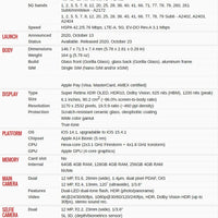 Original iPhone 12 5G Mobile Cell Phone 6.1'' 64/128/256GB IOS A14 Bionic HexaCore 12MP Face ID Unlocked 95% New Cellphone