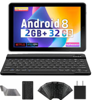 10.1 INCH 6103 Tablet PC 2GB RAM ROM 32GB ROM 1024 x 600 IPS Screen Android 8.0 CPU MT8127 Dual Camera WIFI Quad Core HDMI-Co