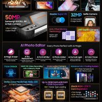 Blackview OSCAL PILOT 1 Rugged Phone, 6GB+ 256GB ,Helio G81 Smartphone Android14, 6.67'' Display Mobile Phone, 15000mAh, NFC