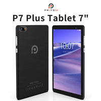 PRITOM 7 Inch Tablet PC 32 GB Android 11 with Quad Core Processor HD IPS Display Dual Camera WiFi with PU Protective Case
