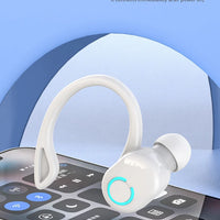 Bluetooth 5.2 Business Wireless Headphone Ear-Hook Mini HIFI Bass Noise Cancelling Earphone With Mic Sport Game Headset