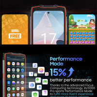 Blackview BV9300 Pro Rugged Phone 6.7'' 120Hz Display 8/12GB 256GB Smartphone With Dual Screen 15080mAh Battery 64MP Cellphone