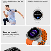 2025 New Watch 7 Ultra Smart Watch Men 32GB Memory 3D Video Display Sports SmartWatch GPS NFC Compass Blood oxygen Smartwatch