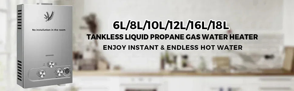 Sihao LPG Liquefied Petroleum Gas Water Heater 6L 8L 10L 12L 16L 18L Liquefied Petroleum Gas Propane Butane Hot Water Heater
