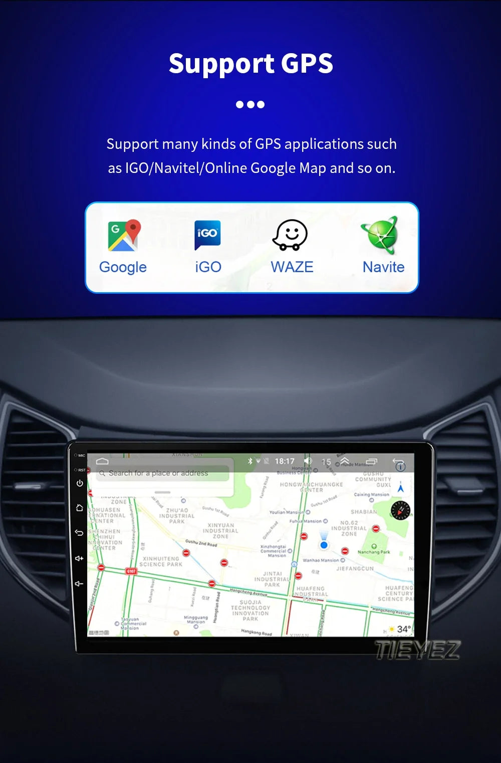 Android 15 Car Radio For Suzuki Swift 2003 - 2006 2007 2008 2009 2010 Multimedia Player Stereo Carplay AUTO Head Unit WIFI 4G BT