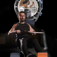 2025 New Military Sport GPS 4GB Memory Smartwatch Men 5ATM Waterproof Fitness Tracker Offline Maps 860Mah Battery Smart Bracelet