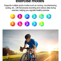 2025 New ECG Blood Pressure Blood Oxygen Blood Lipids Uric Acid Heart Rate Temperature Monitor AMOLED Bluetooth Call Smart Watch