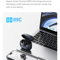 Baseus EP10 Pro ANC Earbuds Wireless Bluetooth 6.0 Earphones 50dB Realtime Adaptive Headphones 6 Mic Hi-Res LDAC IP55  Ear buds