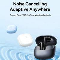 Baseus EP10 Pro ANC Earbuds Wireless Bluetooth 6.0 Earphones 50dB Realtime Adaptive Headphones 6 Mic Hi-Res LDAC IP55  Ear buds