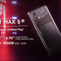 CUBOT MAX 5, Android Smartphone 5G, Dimensity 8200,4nm,  3.1GHz, 6.95-inch 144Hz Large Screen, 24+256GB,Gaming Phone,Add to Cart