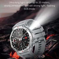 New Outdoor Sports Smart Watch Men For Xiaomi 5 ATM Waterproof GPS Motion Track Heart Rate HD Bluetooth Call UV Light SmartWatch