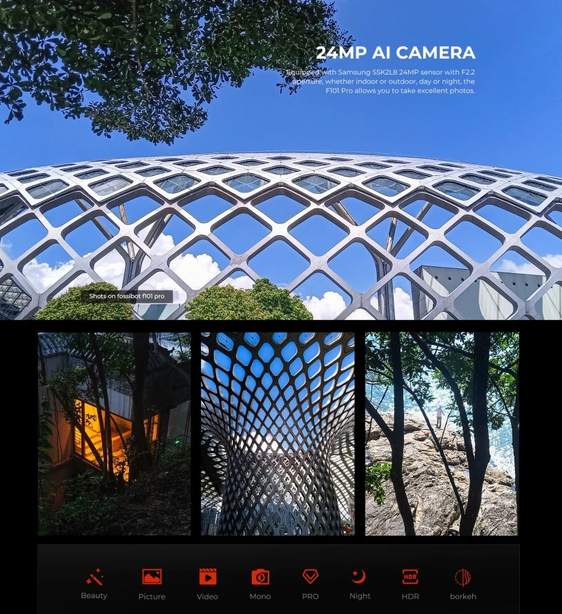 Fossibot F101 PRO Robust 120Hz 5,45 inch Screen 8GB + 128GB 10600mAh 18W Fast Charging Android13 Mobile Phone