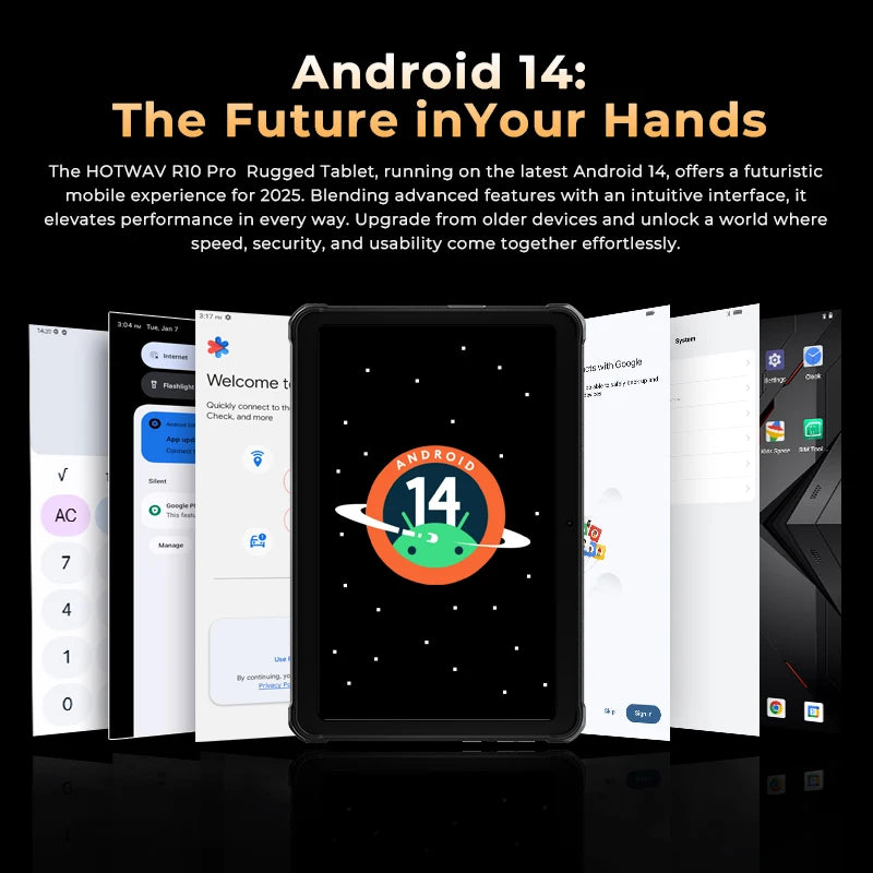 【World Premiere】HOTWAV R10 Pro Rugged Tablets 10800mAh 8GB+256GB OTG Charging Tablet For Field Exploration+Mountain Climbing