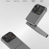 SERVO F15 Mini GSM Flip Mobile Phone 2 SIM Blacklist Magic Voice Auto Call Record Speed Dial MP4 Torch Cute Tiny Fold Cellphones