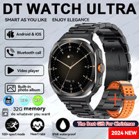 2025 New Watch 7 Ultra Smart Watch Men 32GB Memory 3D Video Display Sports SmartWatch GPS NFC Compass Blood oxygen Smartwatch