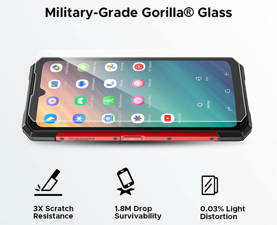 DOOGEE S200 Plus 5G Rugged Phone 1.32" Rear Display AI Image 6.72'' Screen 16GB 512GB 11000 mAh Battery Android 15 Smartphone