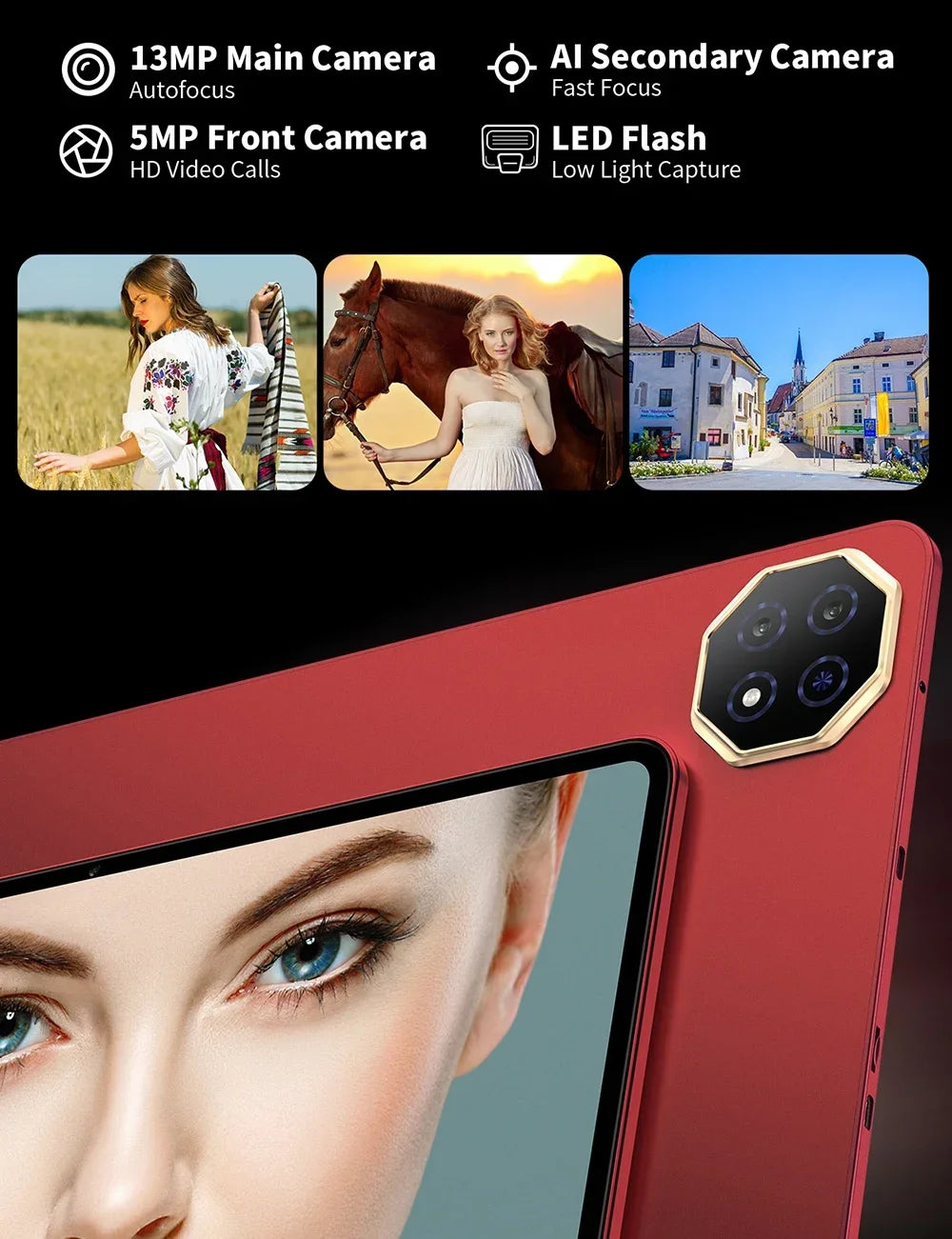 Teclast T60 AI Tablet Allwinner A733 Octa-Core 12inch 2K HD TDDI Screen 6GB RAM 128GB ROM Android 15 WiFi6 8000mAh 13MP+5MP