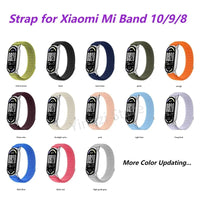 Nylon Loop Strap for Xiaomi Mi Band 10 9 8 Replacement Wristband Bracelet for Xiaomi Mi Band 9/ 10 /8 Watchband Accessories