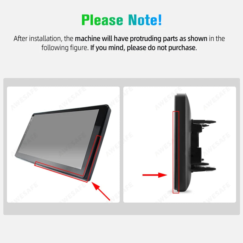 AWESAFE PX9 Car Radio Autoradio for  Fiat 500L 2012-2017  Wireless Carplay Screen Android Auto Stereo GPS Navi FM RDS BT SWC