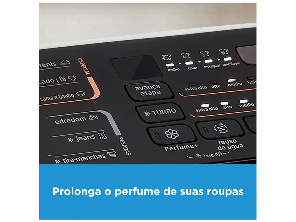 Washing Machine Midea 13kg Inox Basket White Wash Programs Wave Agitator - 110V