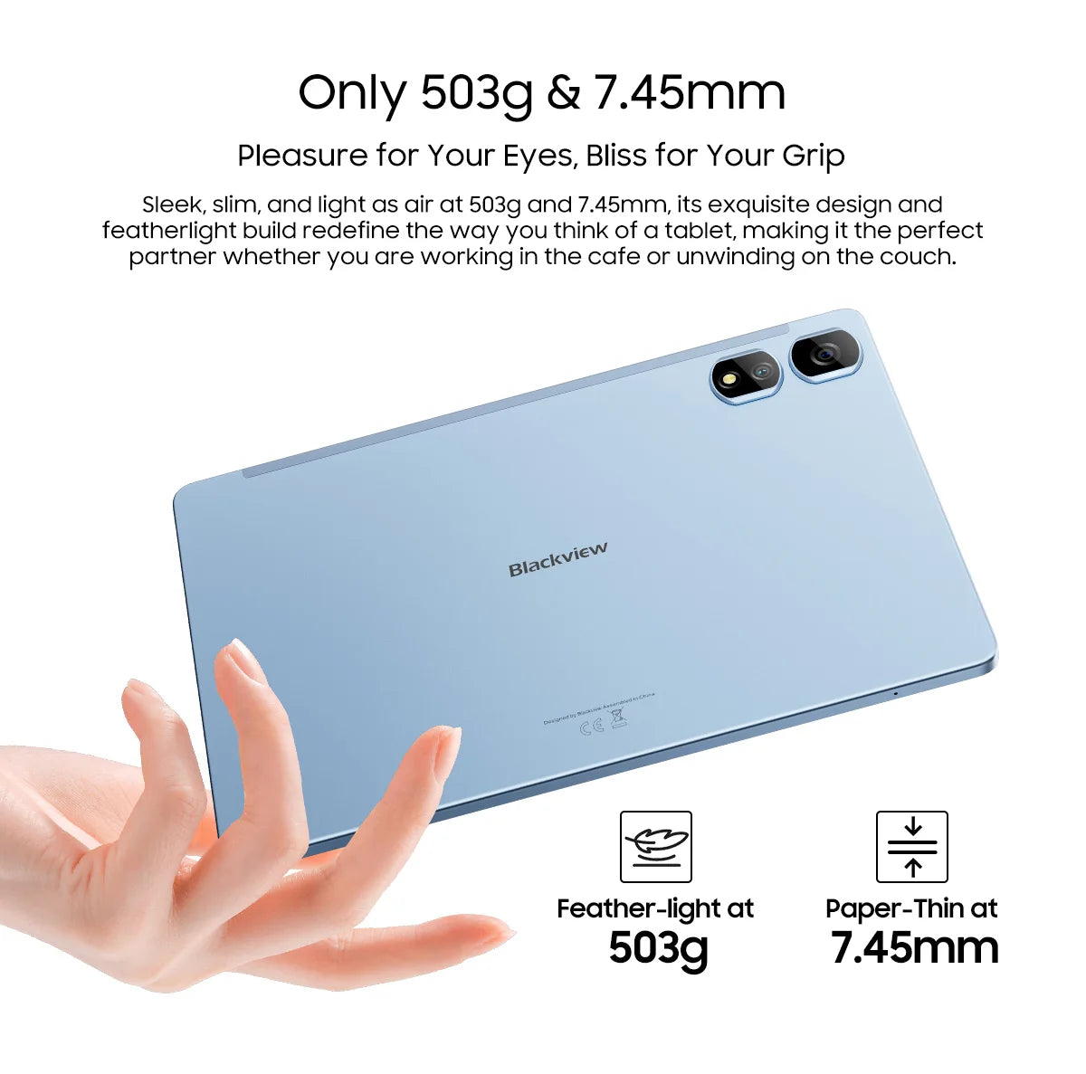 OSCAL Blackview Tab 16 Pro Tablet PC, T616 Octa Core, 11'' FHD+ Display 24GB(8+16) RAM 256GB ROM 7700mAh 4G Android 14 Tablets