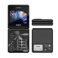 XGODY S200 Mini Smartphones Pocket 2G Dual SIM 2.4 inch Bluetooth Small Mobile Phone 1300mAh Battery Large Button Flip Foldable