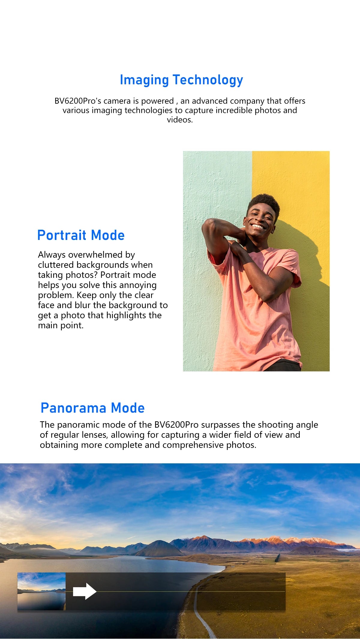 Blackview BV6200 Pro Rugged Phone Android 13 6.56'' Helio P35, 6GB+128GB Smartphone 13000mAh With 18W Fast Charge NFC Cell Phone